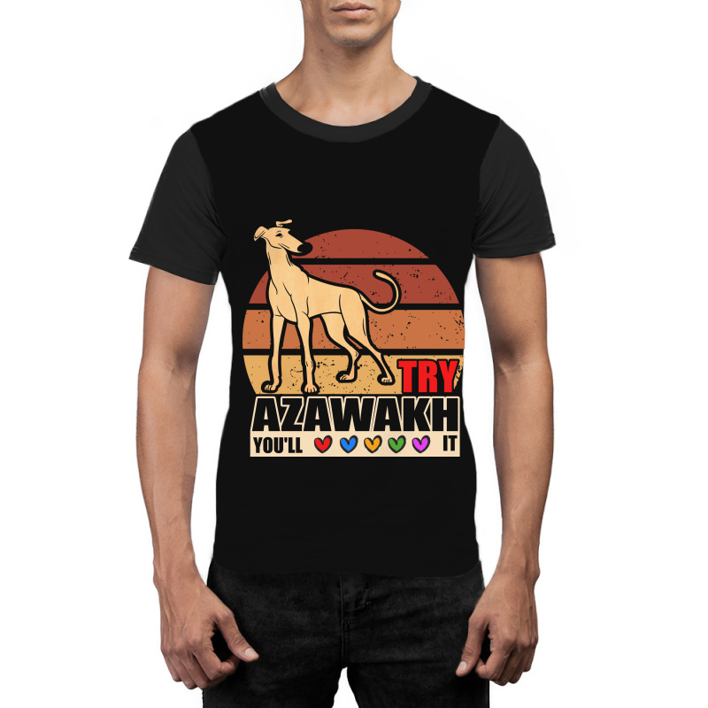 Azawakh Dog Graphic T-shirt by deepbox | Artistshot