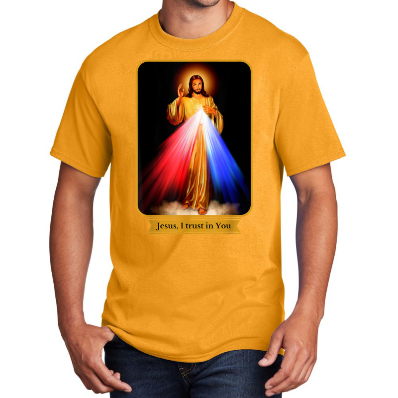 Divine Mercy Jesus I Trust In You Catholic Basic T-shirt by ZaraGross | Artistshot