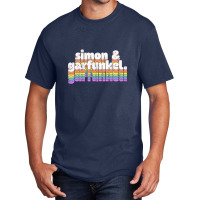 Simon Amp Garfunkel Retro Aesthetic Design Basic T-shirt | Artistshot