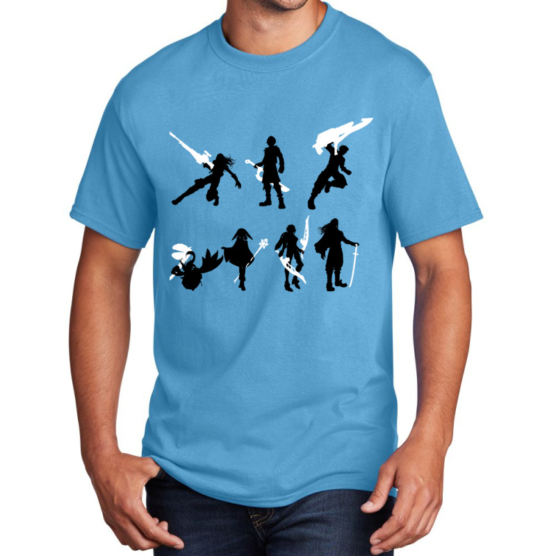 Xenoblade Party Silhouette Ver. 2 Basic T-shirt | Artistshot