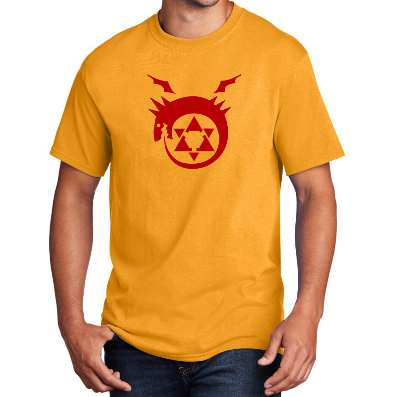 Fullmetal Alchemist- Ouroboros Homunculus Symbol Basic T-shirt | Artistshot