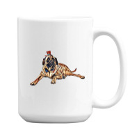 A Funny Photo Of A Large Engl 15 Oz Coffee Mug | Artistshot