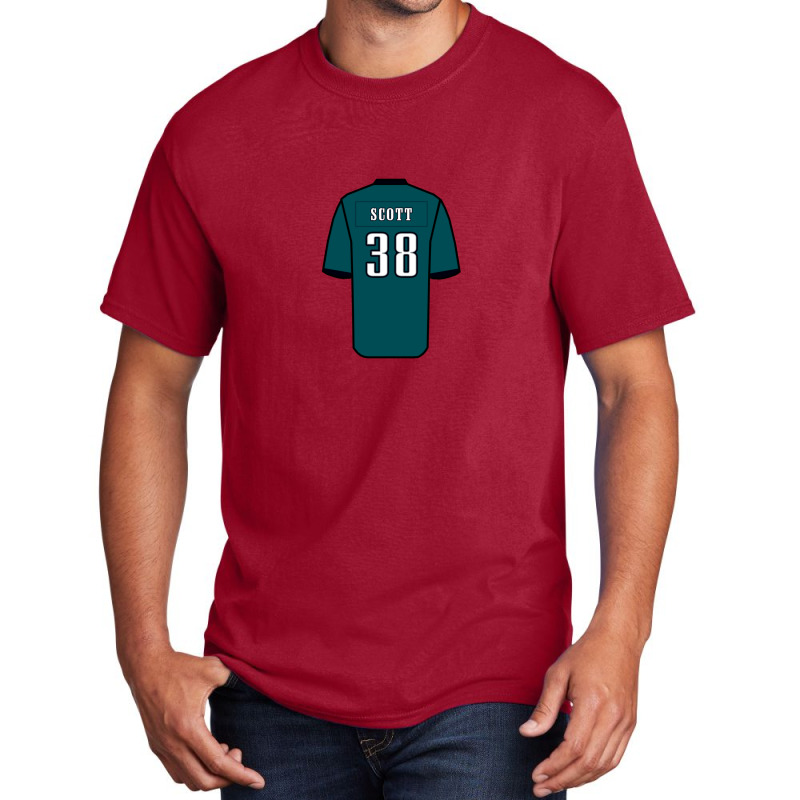 Boston Scott Jersey 1 Basic T-shirt by TimothyManess | Artistshot