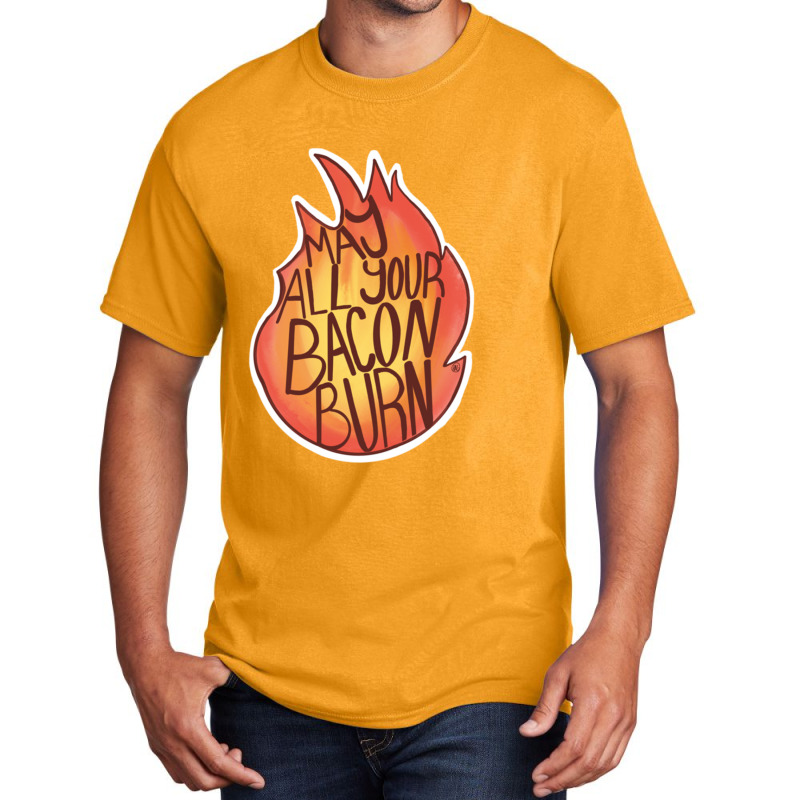 Calcifer Quote Basic T-shirt by JOHNCOLLIER | Artistshot