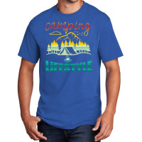 Camp Camping Lifestyle Camper Basic T-shirt | Artistshot