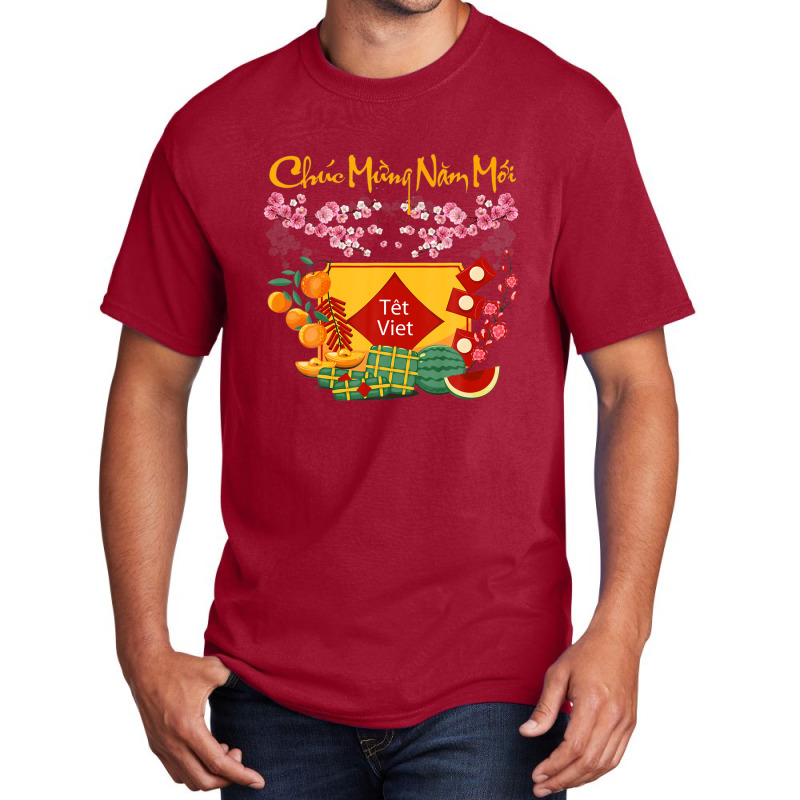 Vietnamese Lunar New Year - Tet 2023 Decoration Li Xi Basic T-shirt | Artistshot