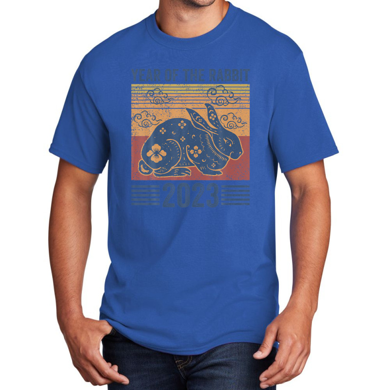 Chinese New Year 2023 Year Of The Rabbit Zodiac Lunar Basic T-shirt | Artistshot