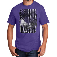 Us Flag Cock Fight Enthusiast Cock Fight Basic T-shirt | Artistshot