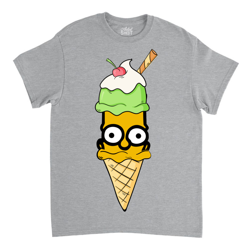 Bart Simpson Ice Cream Classic T-shirt by koala | Artistshot