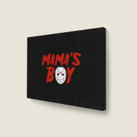 Mama´s Boy I Wish It Was Friday Halloween Landscape Canvas Print | Artistshot