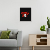 Mama´s Boy I Wish It Was Friday Halloween Metal Print Vertical | Artistshot