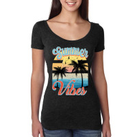 Summer Vibes Women's Triblend Scoop T-shirt | Artistshot