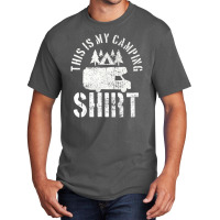 Camping Trailer Camper Van Mobile Home Caravan Motorhome Basic T-shirt | Artistshot