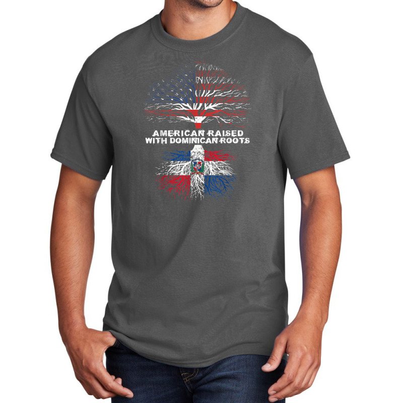 American Raised With Dominican Roots Republic Basic T-shirt by BrandonGarretLeblanc | Artistshot