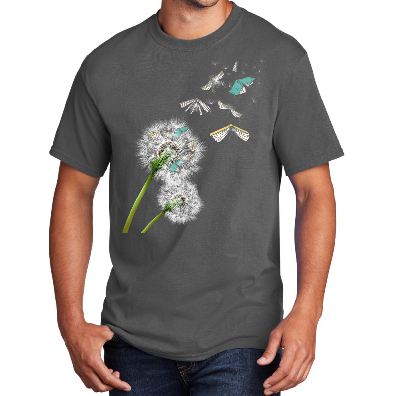 Dandelion Books Reading Basic T-shirt by AaronFosterJr. | Artistshot