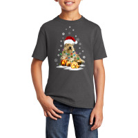 Berger Picard Dog Lights Christmas Matching Family T Shirt Basic Youth T-shirt | Artistshot