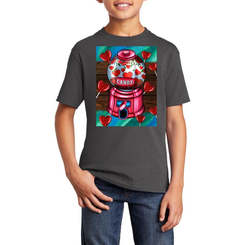 Candy Machine  With Heart Candies  Air Basic Youth T-shirt | Artistshot