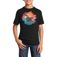 Mosasaurus Dinosaur Motif Prehistoric Predator Design Dino T Shirt Basic Youth T-shirt | Artistshot