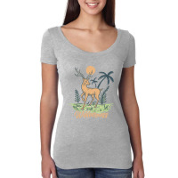 Wildeerness Wild Deer Women's Triblend Scoop T-shirt | Artistshot