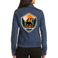 Yosemite National Park Ladies Denim Jacket | Artistshot