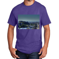 Edinburgh City Centre, Scotland Basic T-shirt | Artistshot