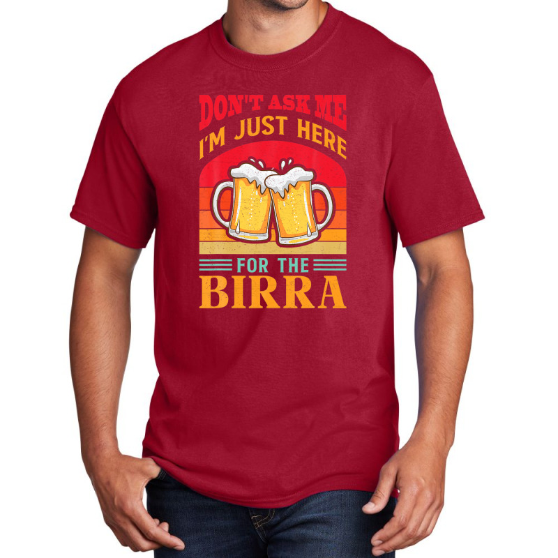 Tunisian Moroccan Algerian Italian Beer Lover Amazigh Birra Basic T-shirt | Artistshot