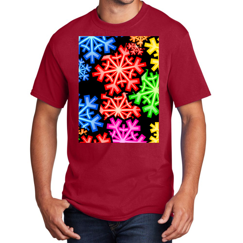 Colourful Chrismas Basic T-shirt | Artistshot