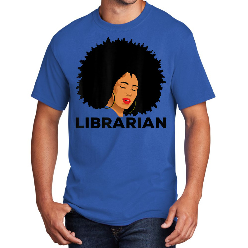 Librarian Appreciation Afro American Bookworm Library T Shirt Basic T-shirt | Artistshot