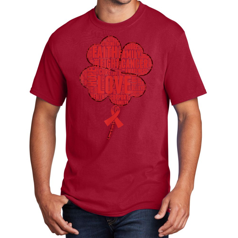 Hiv Aids Disease Awareness Ribbon T Shirt Basic T-shirt | Artistshot