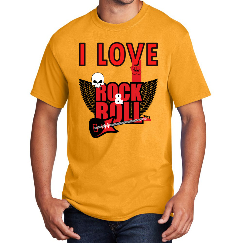 I Love Rock And Roll Basic T-shirt | Artistshot