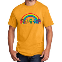 Rainbow Grateful Dancing Basic T-shirt | Artistshot