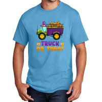 Kids Monster Truck Or Trick Halloween Costume Pumpkin Boys Kids Basic T-shirt | Artistshot