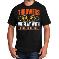 Track And Field Thrower Javelin Weapons Of War Shot Put T Shirt Basic T-shirt | Artistshot