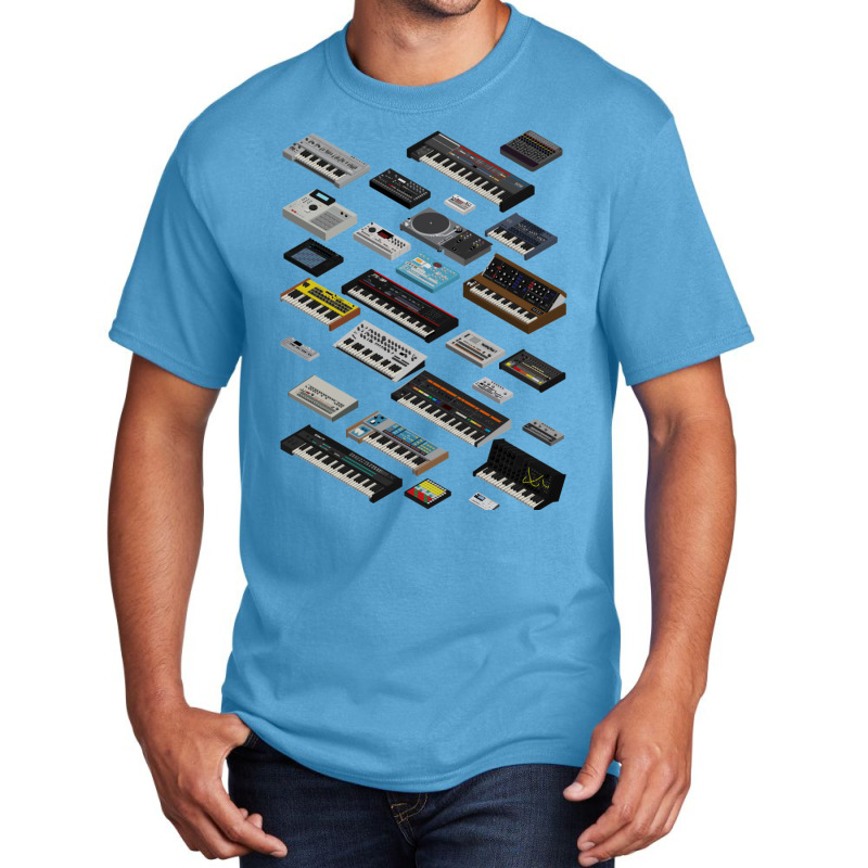 Synthesizer Fan Collection Basic T-shirt | Artistshot