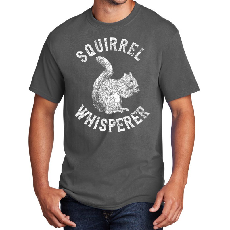 Vintage Squirrel Lover Gifts Squirrel Whisperer Basic T-shirt | Artistshot