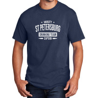 St Petersburg Drinking Team Captain Florida Beer Lover Fl Basic T-shirt | Artistshot