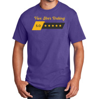 Five Star Rating Basic T-shirt | Artistshot