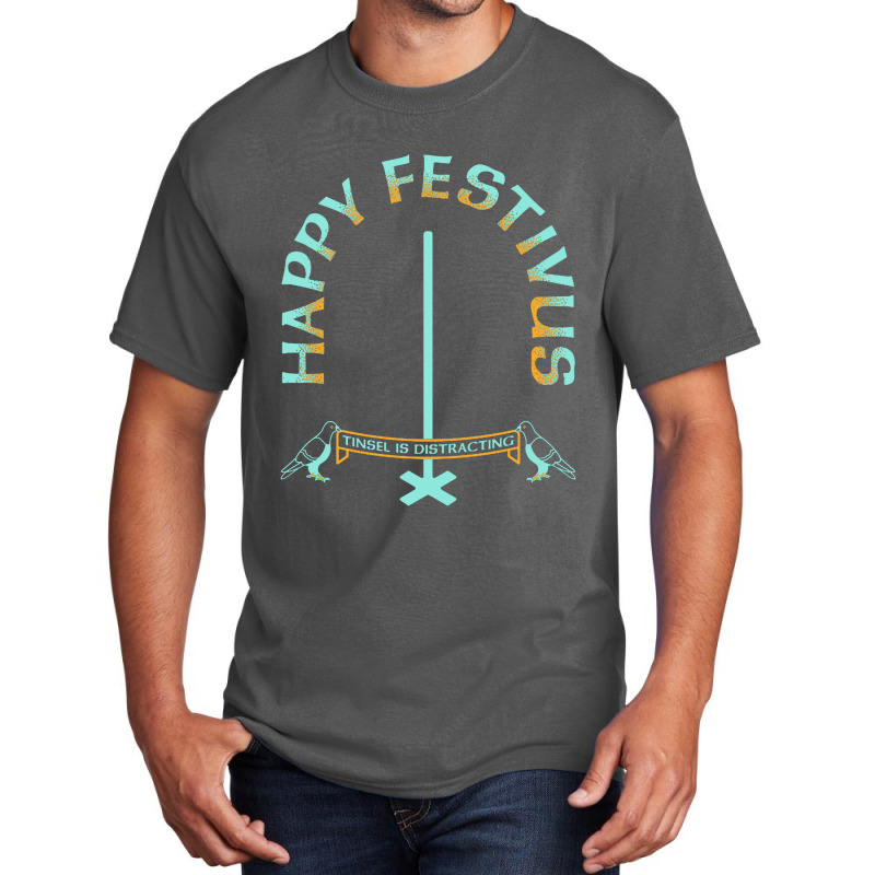 Happy Festivus Basic T-shirt by Ganden | Artistshot