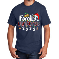 Family Christmas 2022 Matching Pajamas Squad Santa Elf Funny T Shirt Basic T-shirt | Artistshot