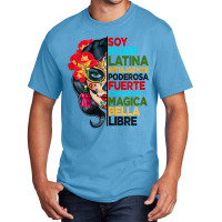 Womens Soy Mujer Latina Tee Poderosa Magica Bella Hispanic Heritage T Basic T-shirt | Artistshot