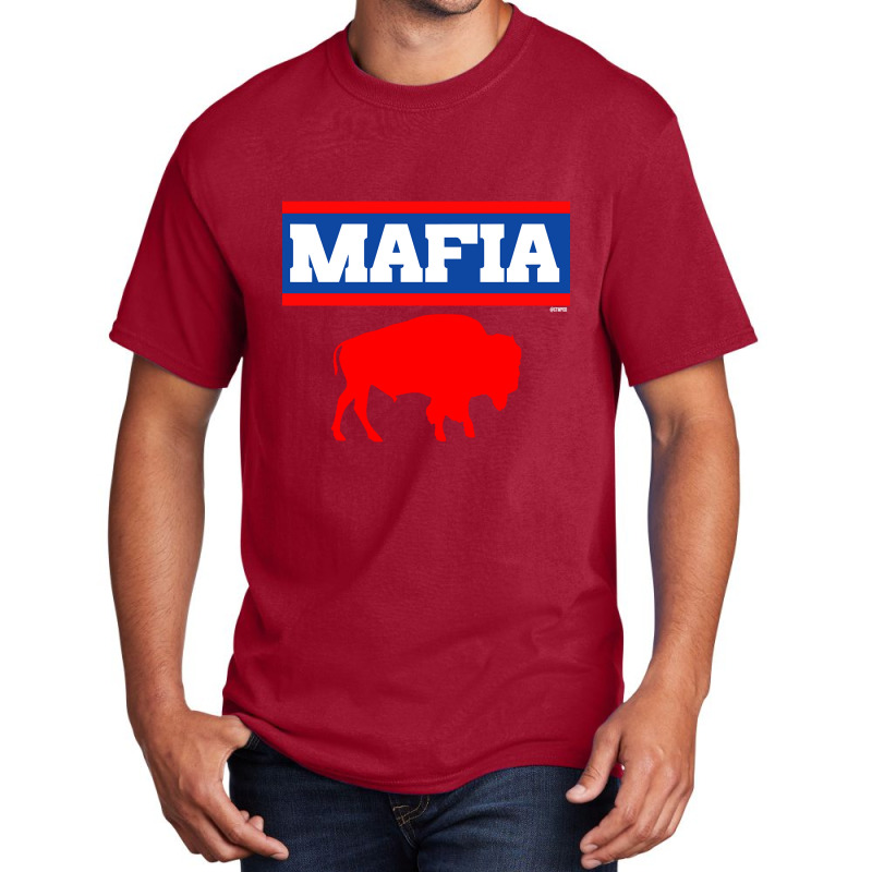 Buffalo Mafia Retro Throwback Classic Vintage-21srn Basic T-shirt by Crews Micki | Artistshot