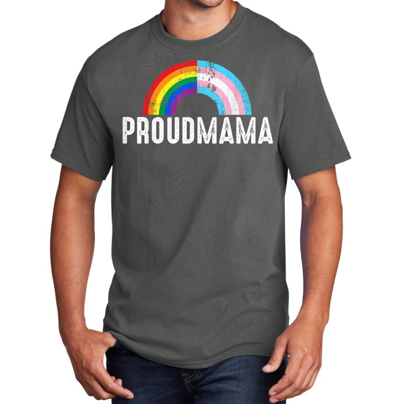 Proudmama Rainbow Lgbt Basic T-shirt | Artistshot