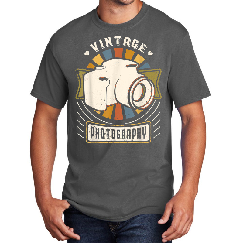 Photographer Vintage Classic Retro Love T Shirt Basic T-shirt | Artistshot