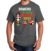 Romero Family Name Gift   Romero Family Christmas T Shirt Basic T-shirt | Artistshot