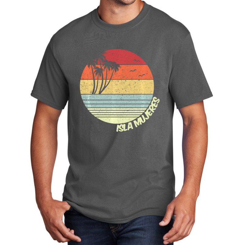 Isla Mujeres Mexico Beach Vacation Souvenir Basic T-shirt by behindcedar22 | Artistshot