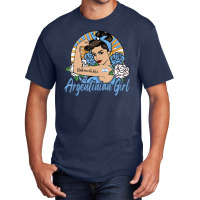 Argentina Girl Argentinian Mujer Argentine Flag Basic T-shirt | Artistshot