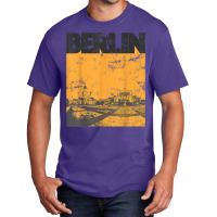 Vintage 70s Style Berlin Germany Basic T-shirt | Artistshot