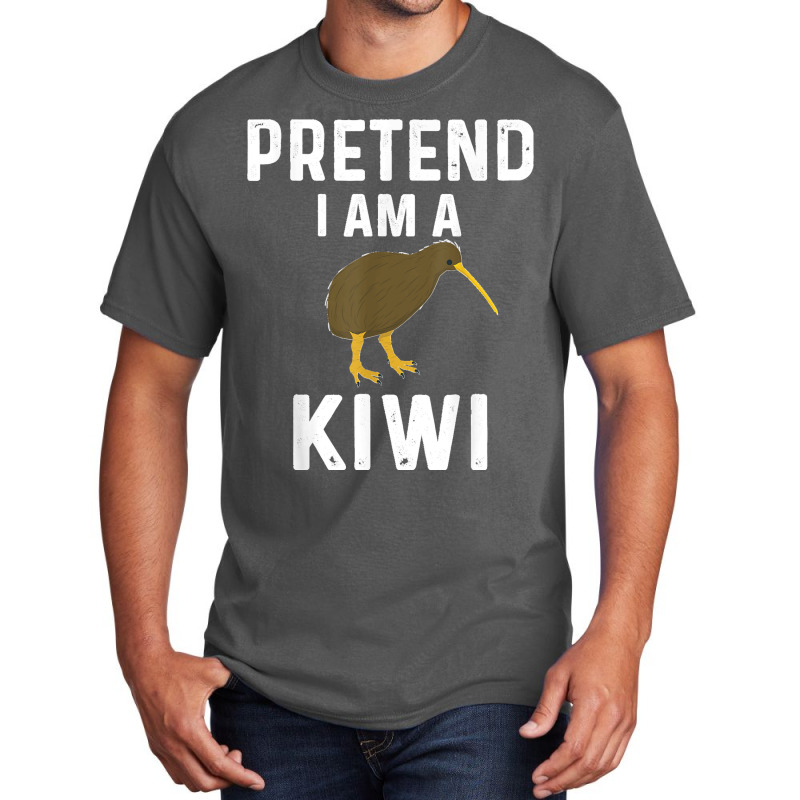 Pretend I Am A Kiwi Bird Costume Funny Kiwis Design Basic T-shirt | Artistshot