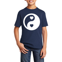 Ying Yang The Symbol Of Life & Death By Chinese Language Basic Youth T-shirt | Artistshot