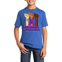 Domestic Violence Awareness Stop Violence End Silence Hand T Shirt Basic Youth T-shirt | Artistshot